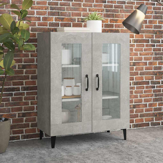 Sideboard Concrete Grey 69,5x34x90 cm Engineered Wood