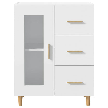 Sideboard White 69,5x34x90 cm Engineered Wood