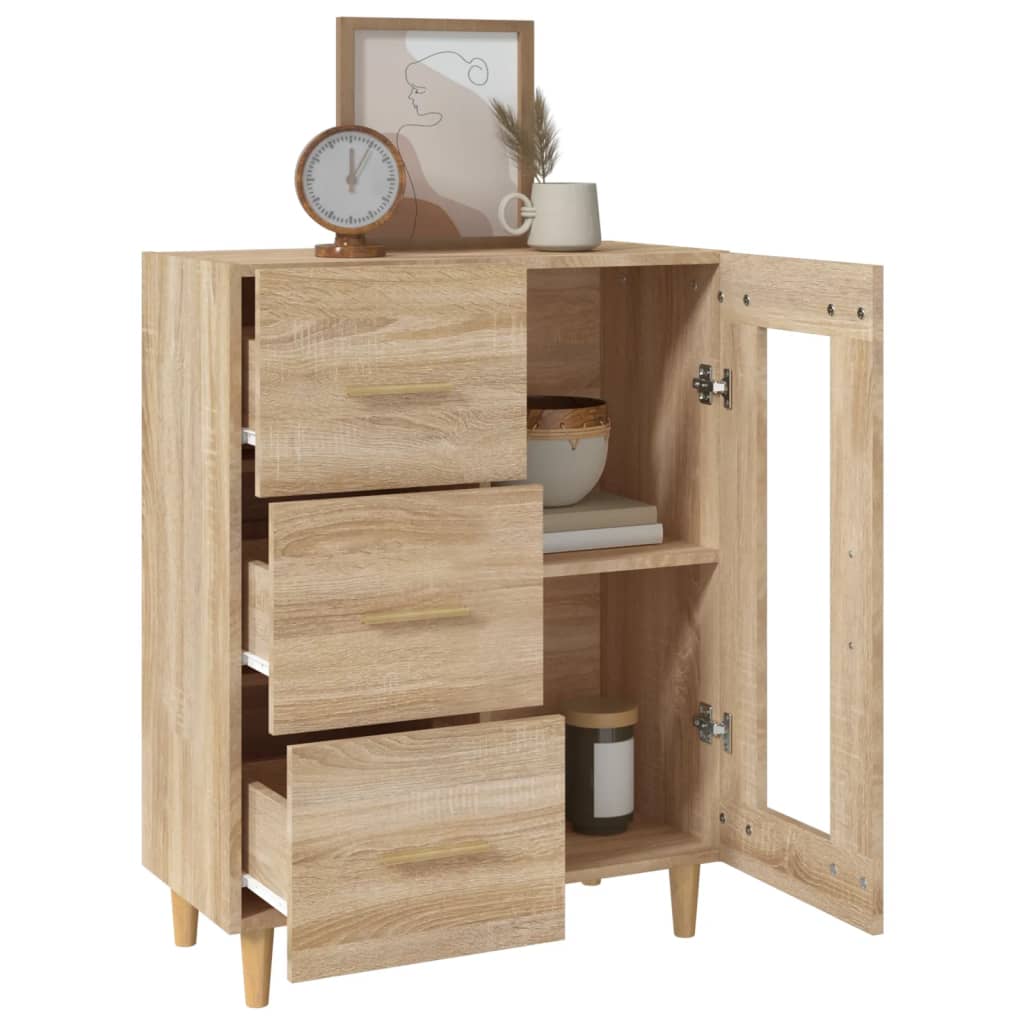 Sideboard Sonoma Oak 69,5x34x90 cm Engineered Wood