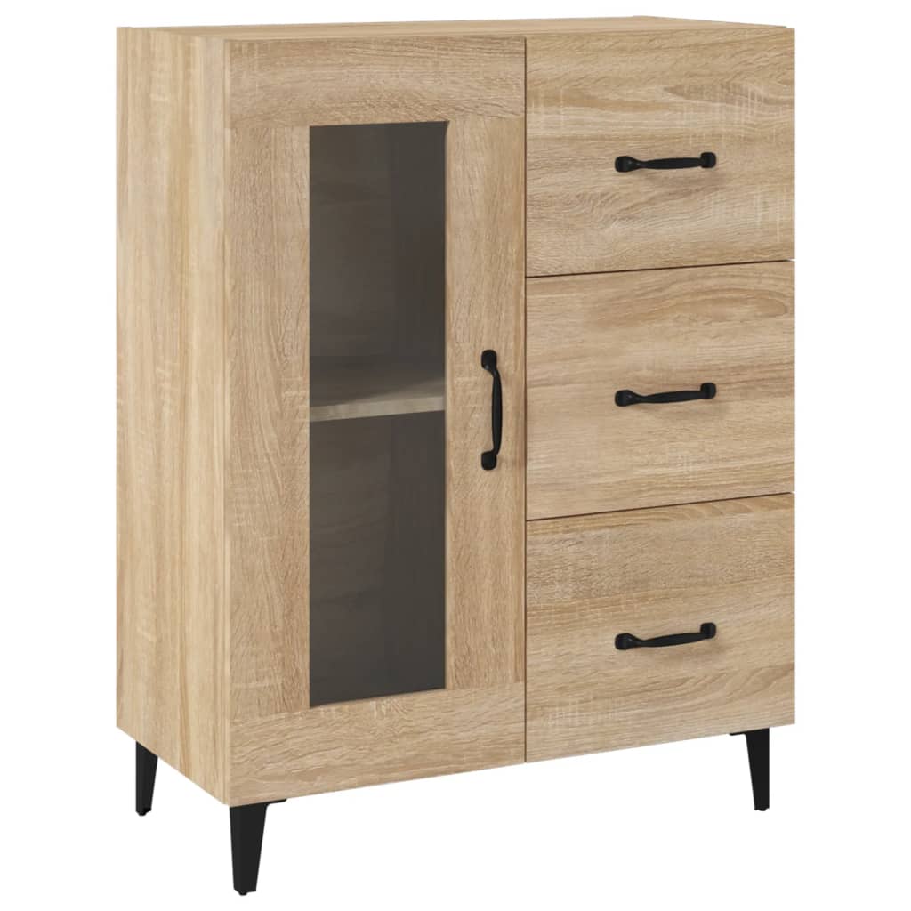 Sideboard Sonoma Oak 69.5x34x90 cm Engineered Wood