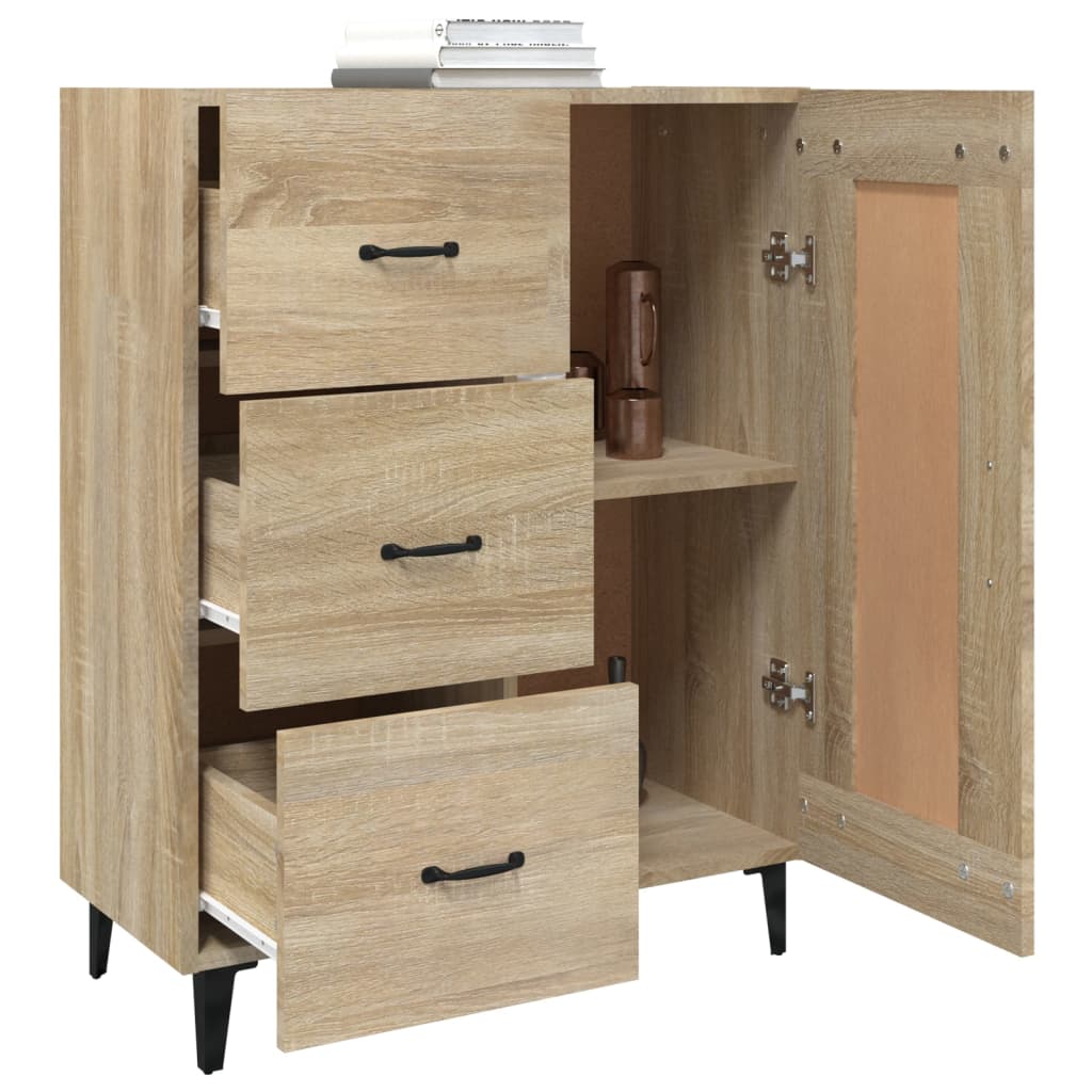 Sideboard Sonoma Oak 69.5x34x90 cm Engineered Wood