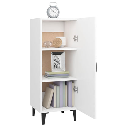 Sideboard White 34.5x34x90 cm Engineered Wood