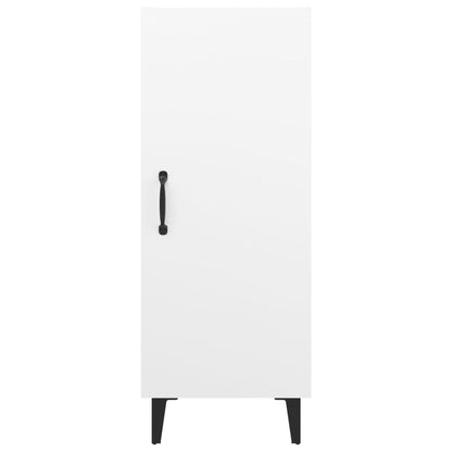 Sideboard White 34.5x34x90 cm Engineered Wood