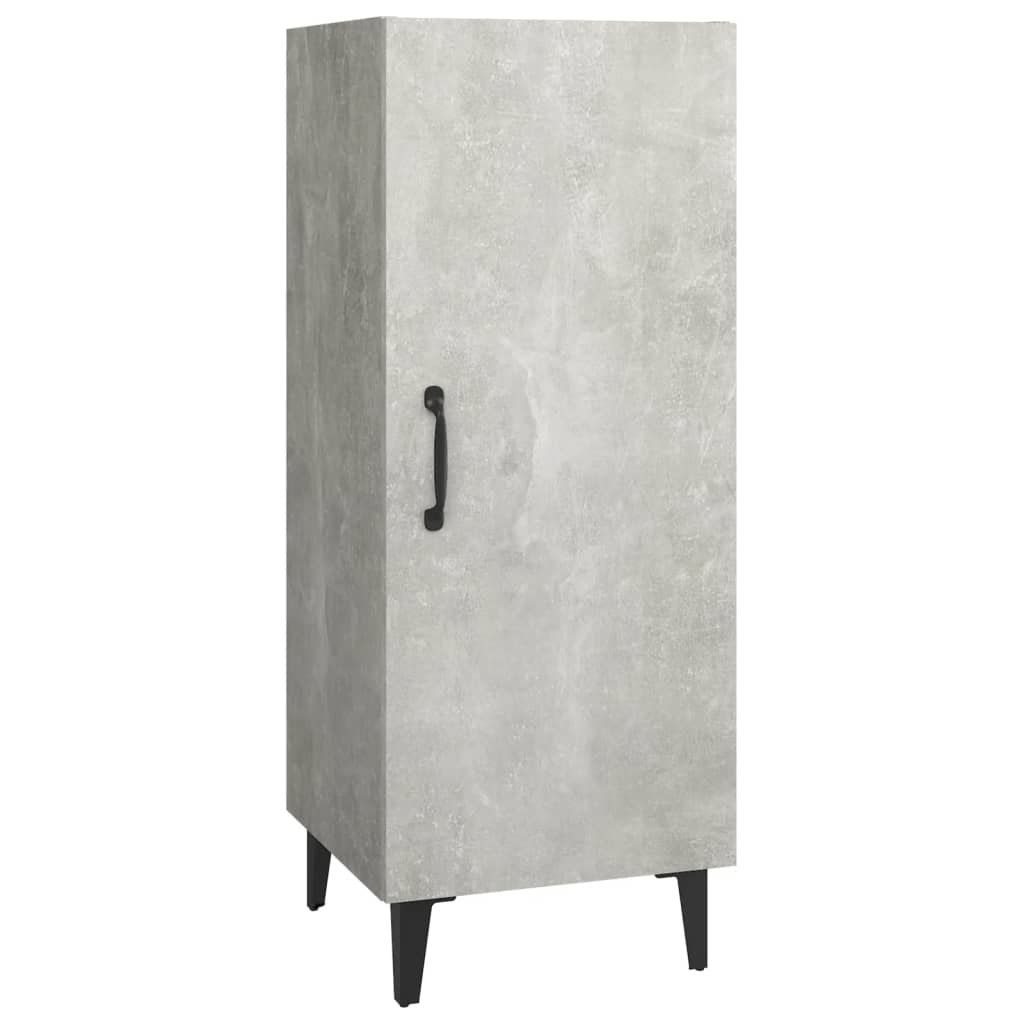 Sideboard Concrete Grey 34.5x34x90 cm Engineered Wood