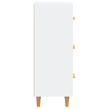 Sideboard White 34.5x34x90 cm Engineered Wood