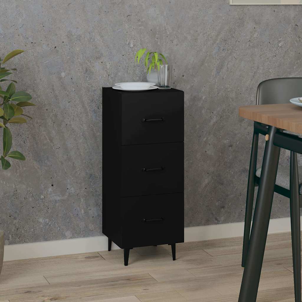 Sideboard | Black | Engineered wood | Medium | Sideboard | Rectangular