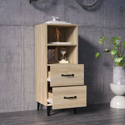 Sideboard Sonoma Oak 34.5x34x90 cm Engineered Wood