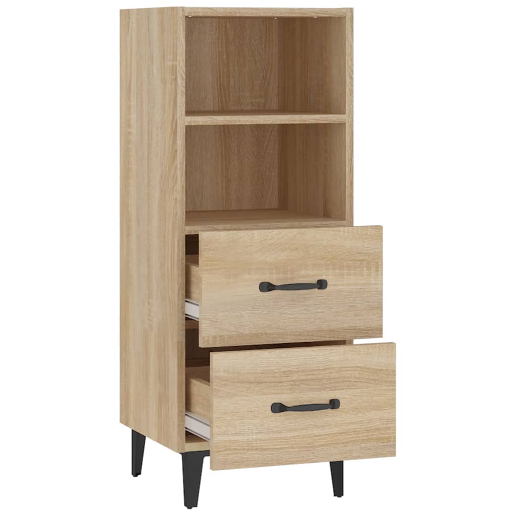 Sideboard Sonoma Oak 34.5x34x90 cm Engineered Wood