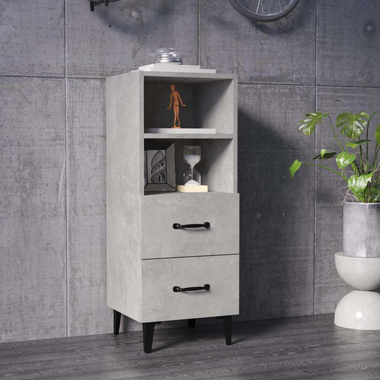 Sideboard | Concrete grey | Engineered wood | Medium | Sideboard