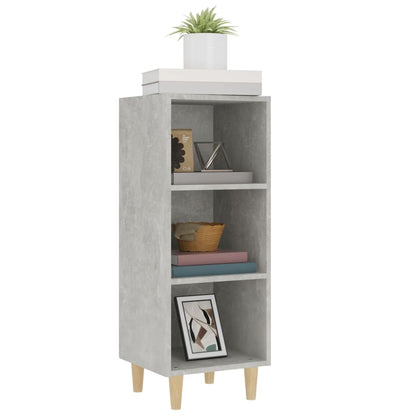Sideboard Concrete Grey 34.5x32.5x90 cm Engineered Wood