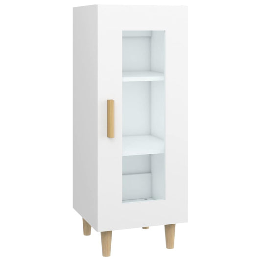 Sideboard White 34.5x34x90 cm Engineered Wood