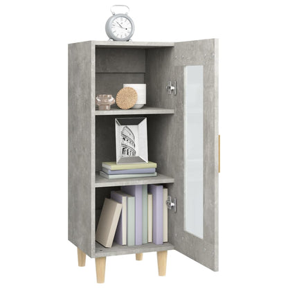Sideboard Concrete Grey 34.5x34x90 cm Engineered Wood