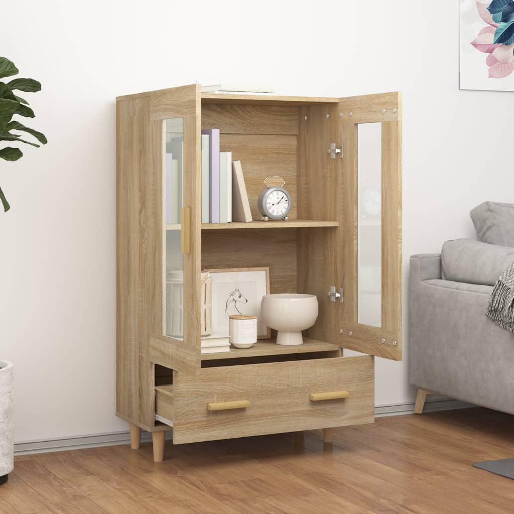 Highboard Sonoma Oak 70x31x115 cm Engineered Wood