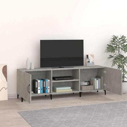 Tv Cabinet | Concrete grey | Engineered wood | Large
