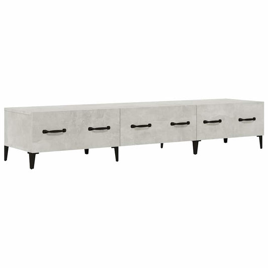 TV Cabinet | Concrete grey | Engineered wood | 150 cm x 34.5 cm x 30 cm