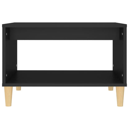 Coffee Table Black 60x50x40 cm Engineered Wood