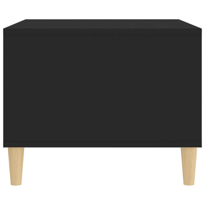 Coffee Table Black 60x50x40 cm Engineered Wood