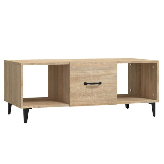 Coffee Table | Sonoma Oak | Engineered Wood | 102x50x40 cm | Coffee Table