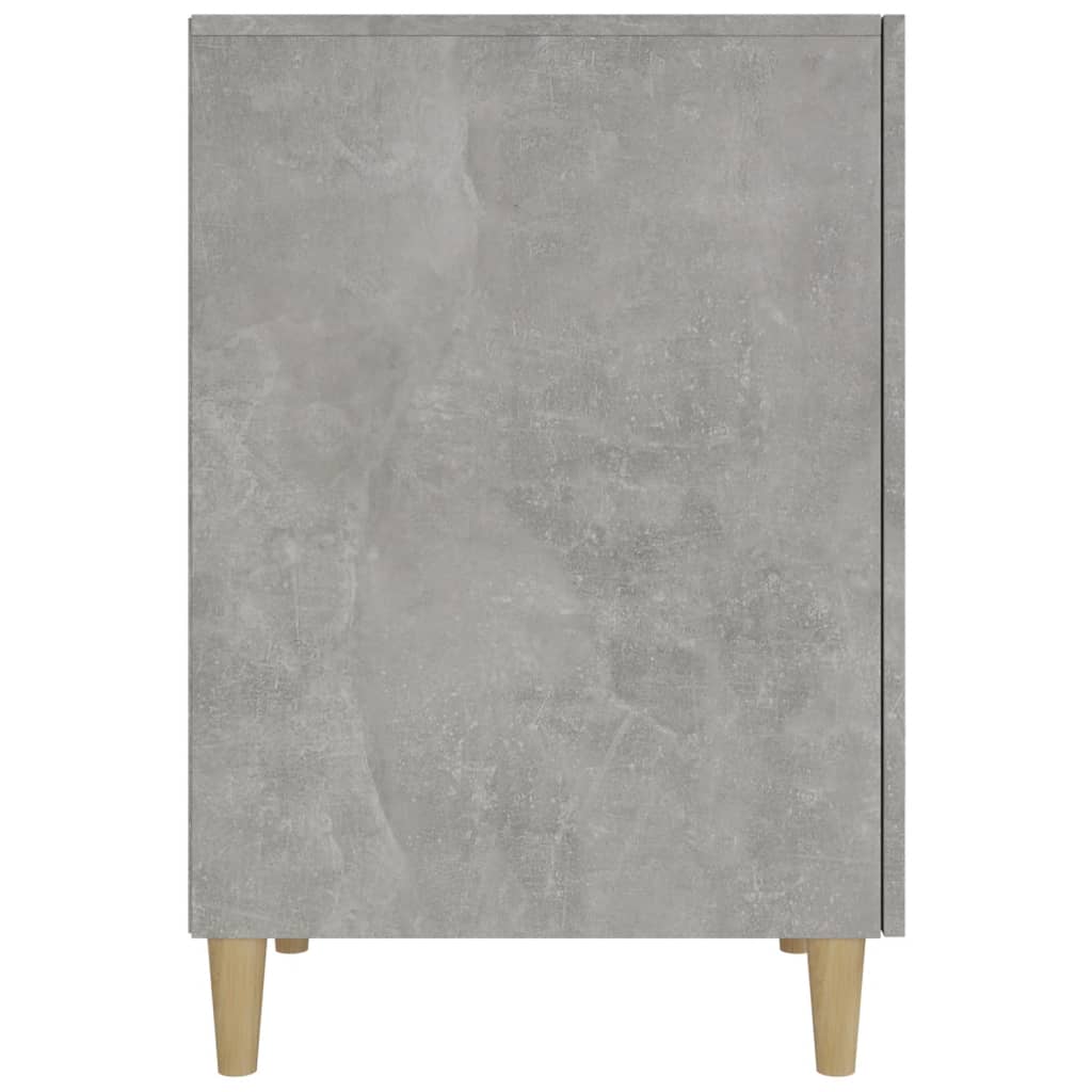 Desk Concrete Grey 140x50x75 cm Engineered Wood