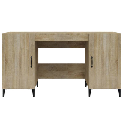 Desk Sonoma Oak 140x50x75 cm Engineered Wood