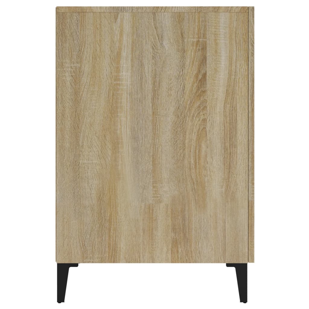 Desk Sonoma Oak 140x50x75 cm Engineered Wood