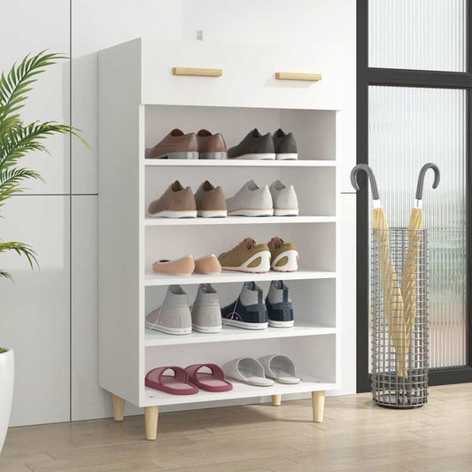 Shoe Cabinet | White | Engineered wood | Medium | Shoe Cabinet