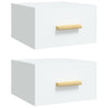 Wall-mounted Bedside Cabinets 2 pcs White 35x35x20 cm
