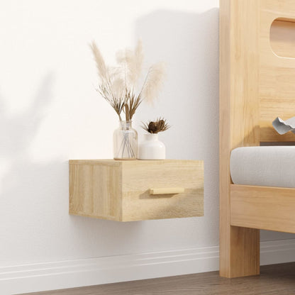 Wall-mounted Bedside Cabinets 2 pcs Sonoma Oak 35x35x20 cm