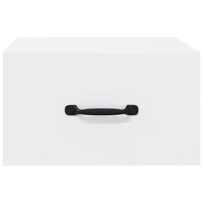 Wall-mounted Bedside Cabinet White 35x35x20 cm