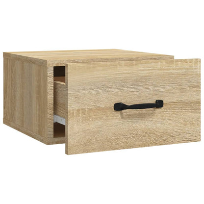 Wall-mounted Bedside Cabinet Sonoma Oak 35x35x20 cm