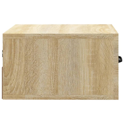 Wall-mounted Bedside Cabinet Sonoma Oak 35x35x20 cm