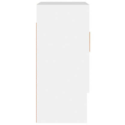 Wall Cabinet White 60x31x70 cm Engineered Wood