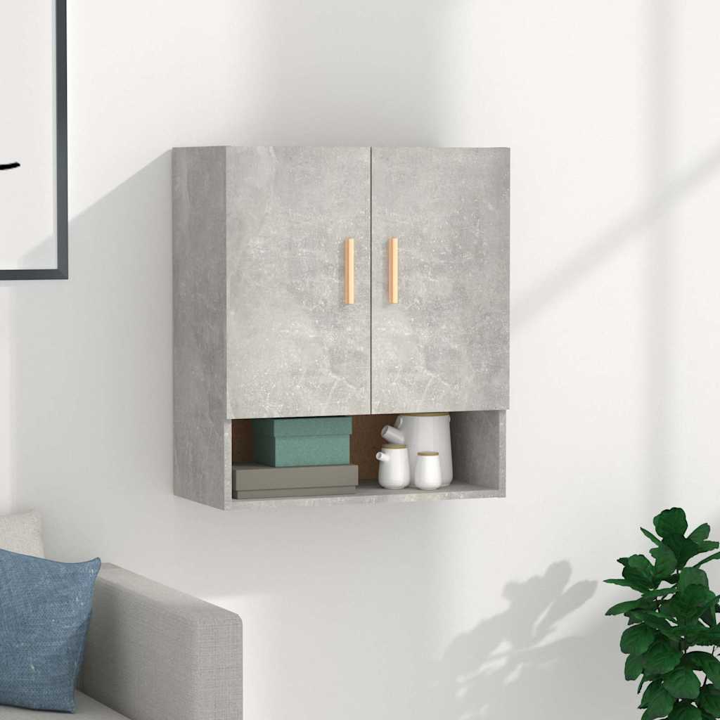 Wall Cabinet Concrete Grey 60x31x70 cm Engineered Wood