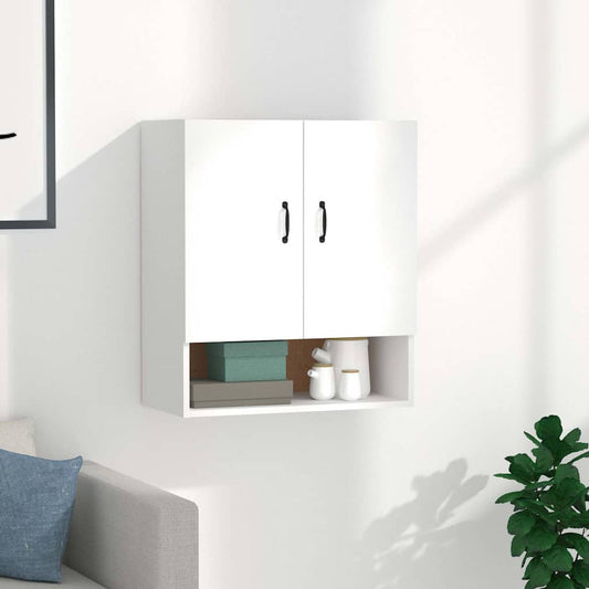 Floating Cabinet | White | Engineered Wood | Medium | Wall Cabinet