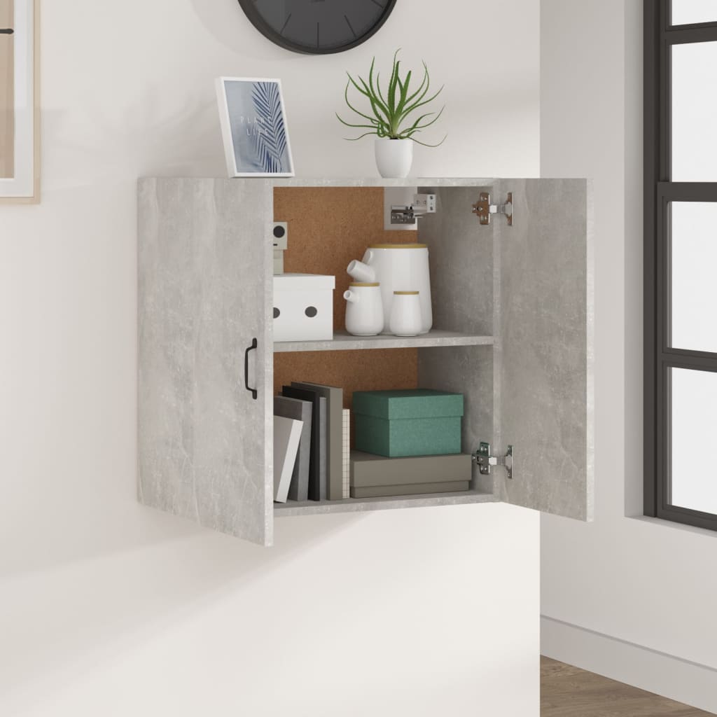 Floating Cabinet | Concrete grey | Engineered wood