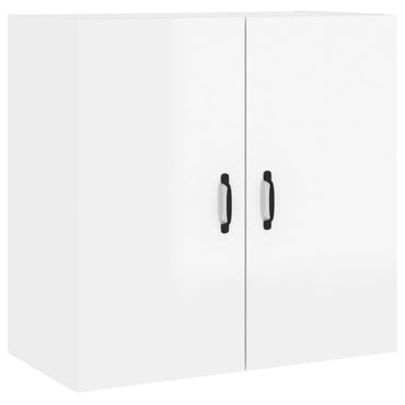 Wall Cabinet High Gloss White 60x31x60 cm Engineered Wood