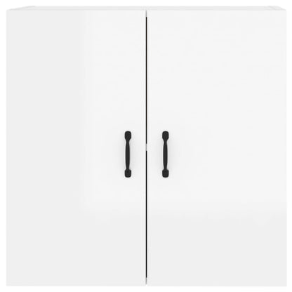 Wall Cabinet High Gloss White 60x31x60 cm Engineered Wood