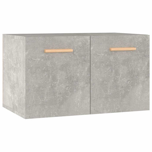Wall Cabinet Concrete Grey 60x36.5x35 cm Engineered Wood