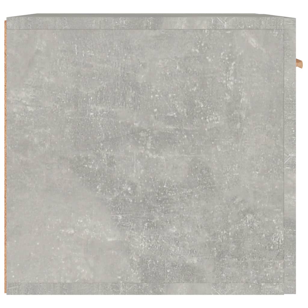 Wall Cabinet Concrete Grey 60x36.5x35 cm Engineered Wood