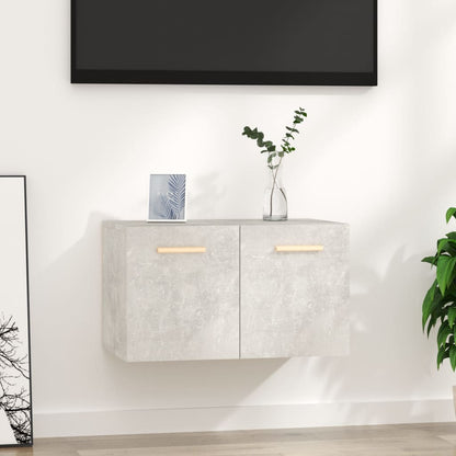 Wall Cabinet Concrete Grey 60x36.5x35 cm Engineered Wood