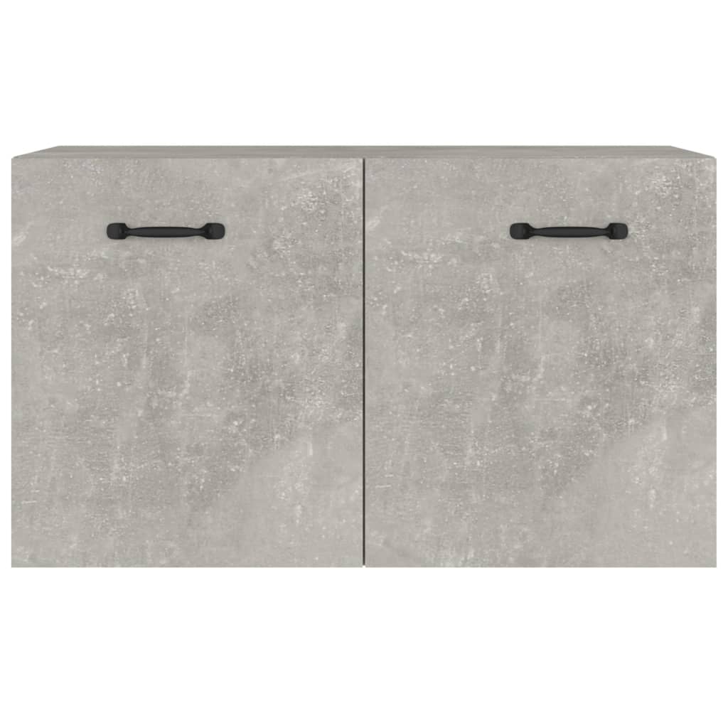 Wall Cabinet Concrete Grey 60x36.5x35 cm Engineered Wood