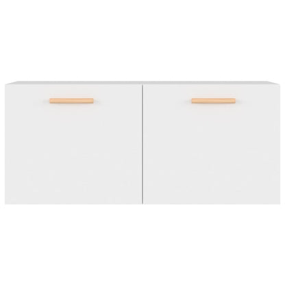 Wall Cabinet White 80x35x36,5 cm Engineered Wood