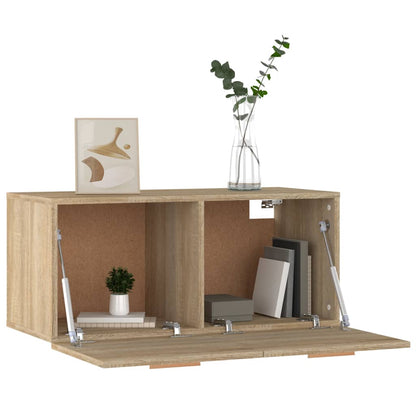 Wall Cabinet Sonoma Oak 80x35x36.5 cm Engineered Wood