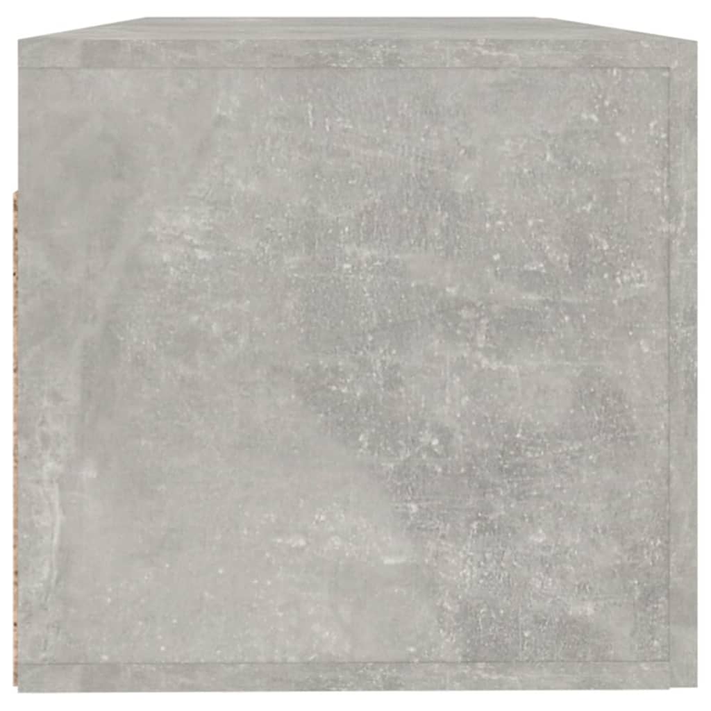Wall Cabinet Concrete Grey 100x36.5x35 cm Engineered Wood