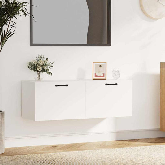 Floating Cabinet | White | Engineered wood | Medium |  Wall mounting