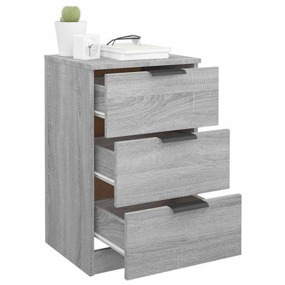 Bedside Cabinets 2 pcs Grey Sonoma 40x36x65 cm
