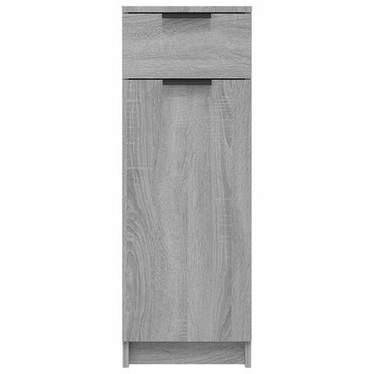 Bathroom Cabinet Grey Sonoma 32x34x90 cm Engineered Wood