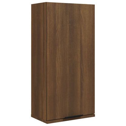 Wall-mounted Bathroom Cabinet Brown Oak 32x20x67 cm