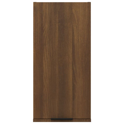 Wall-mounted Bathroom Cabinet Brown Oak 32x20x67 cm