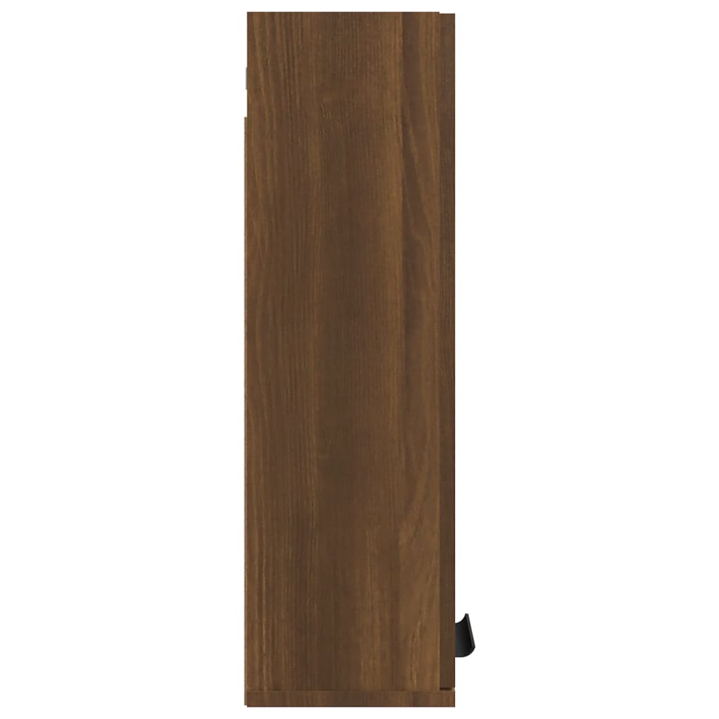 Wall-mounted Bathroom Cabinet Brown Oak 32x20x67 cm